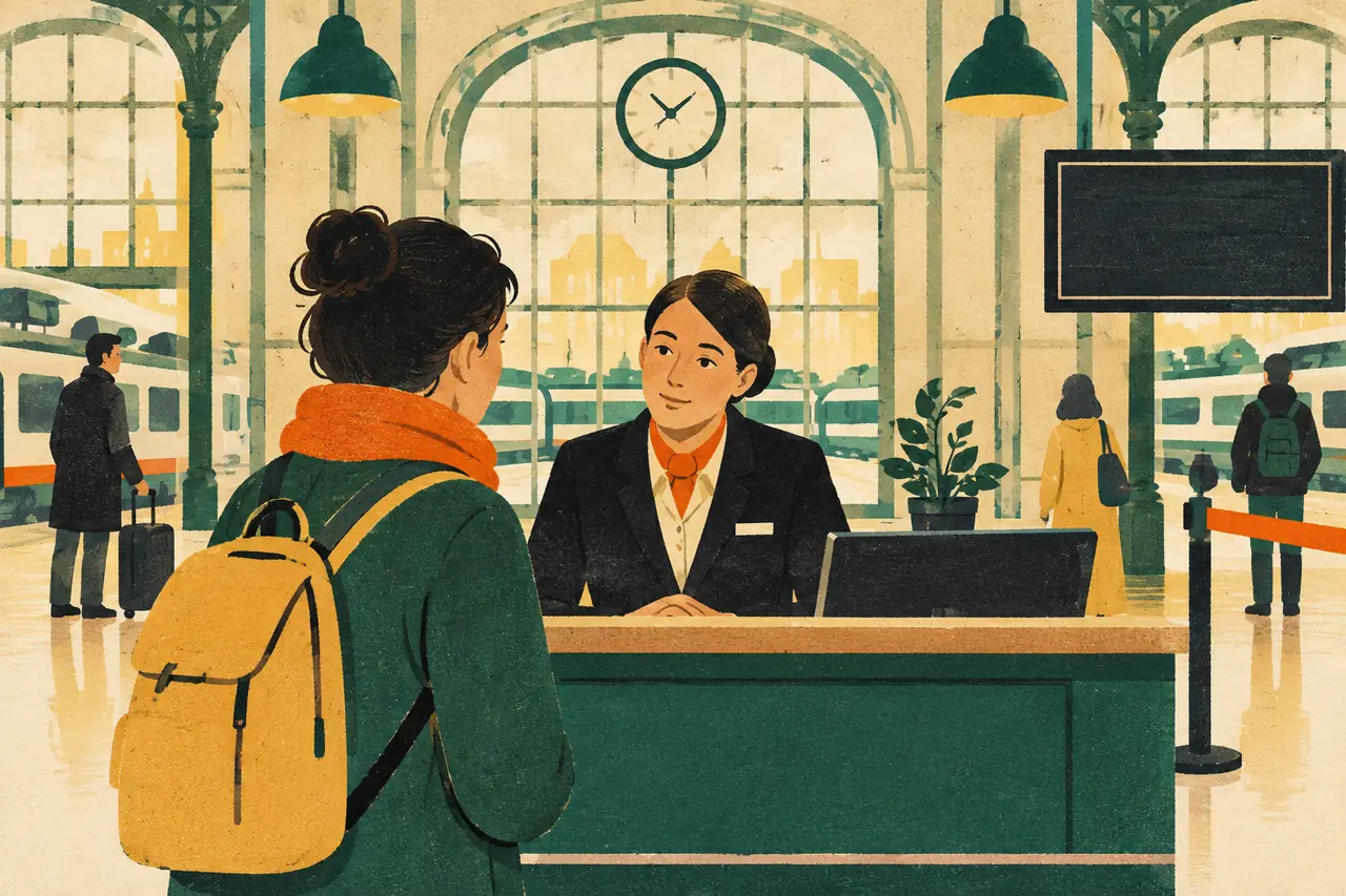 Delays and missed trains. Your TGV out of Gare Montparnasse is delayed and you miss your connection to Bordeaux.
