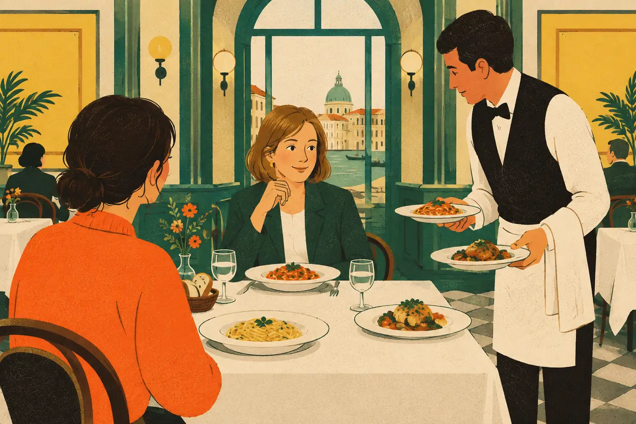 Sending it back nicely. Your pasta arrives lukewarm and your friend gets a dish nobody ordered.