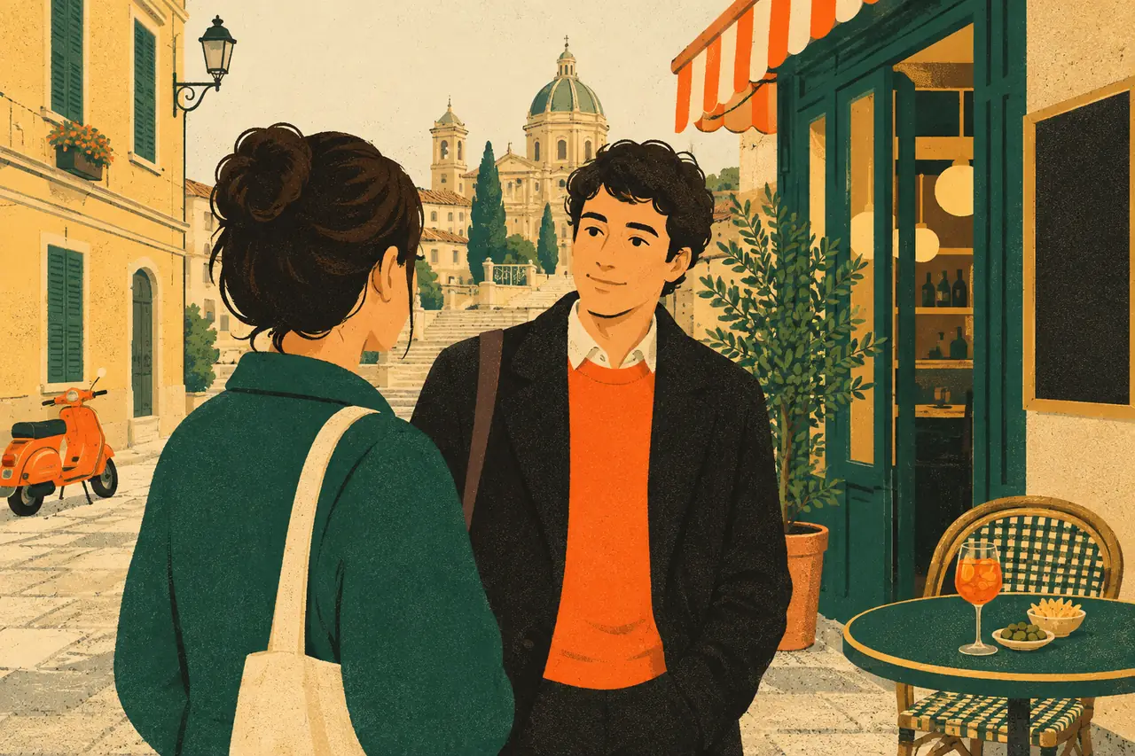 Inviting someone out. You want to see a friend from your Italian class outside of class.