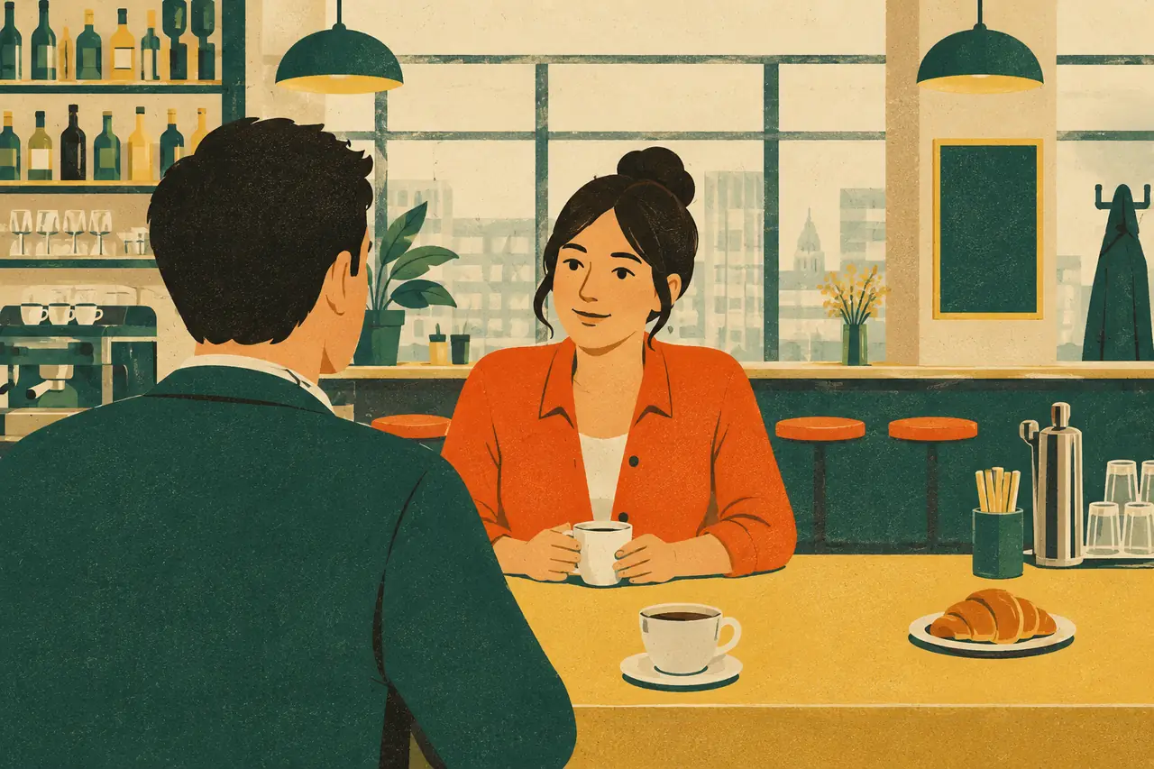 Weekend stories. It is Monday morning at the bar near the office and a colleague asks how your weekend went.
