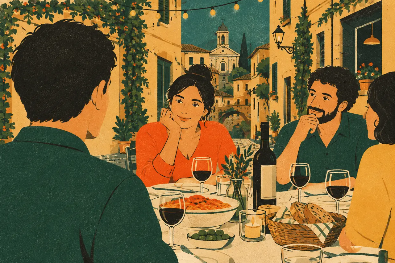 A story from your past. You are at a long dinner with Italian friends in Trastevere and someone asks you the strangest thing that ever happened to you.