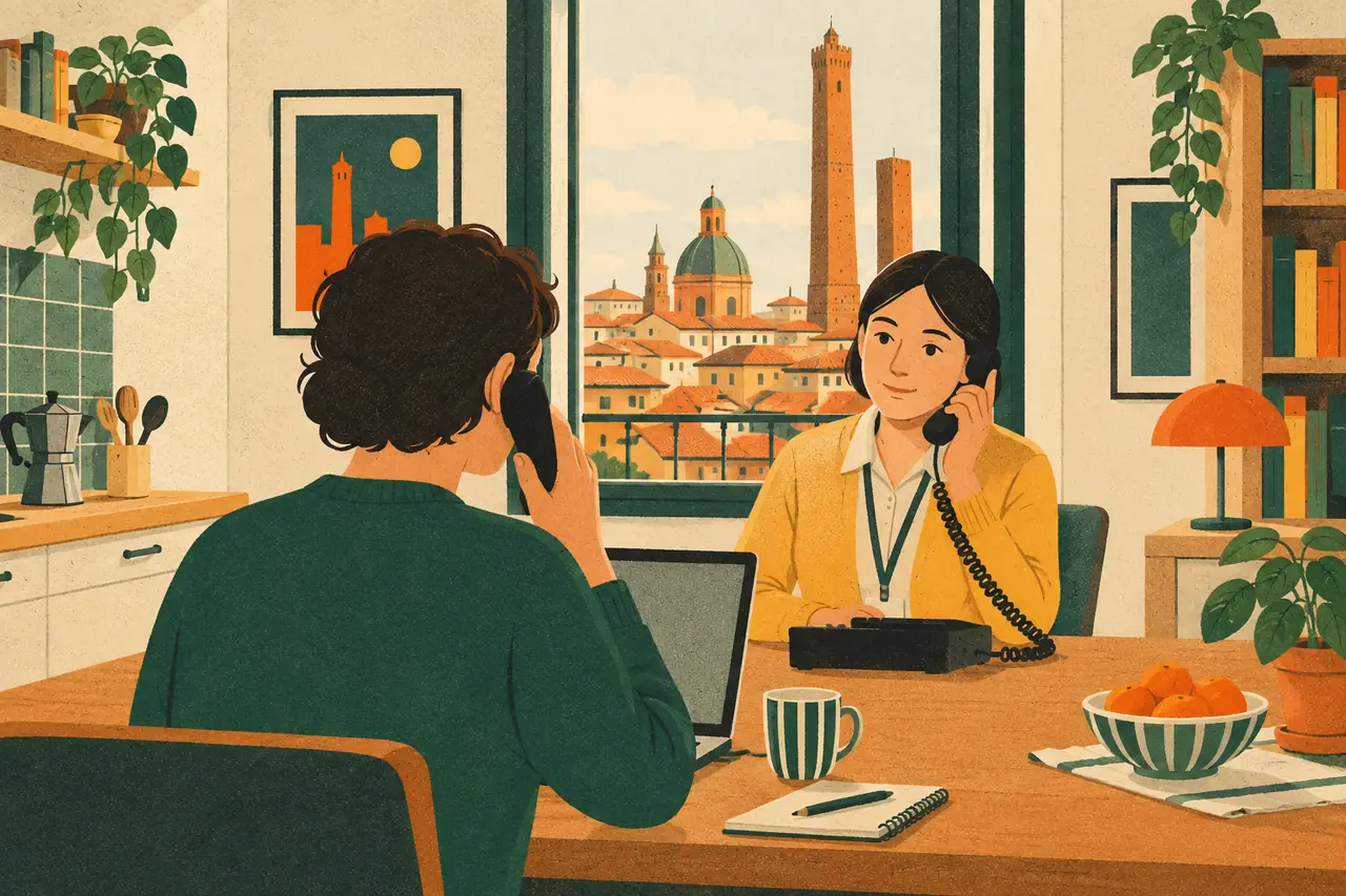 The internet is down. Your home internet in Bologna has been dead for three days and you work from home.