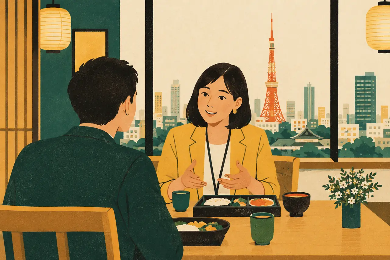 What you do. You are at a welcome lunch near your Tokyo office and a colleague from another team asks what you actually do all day.